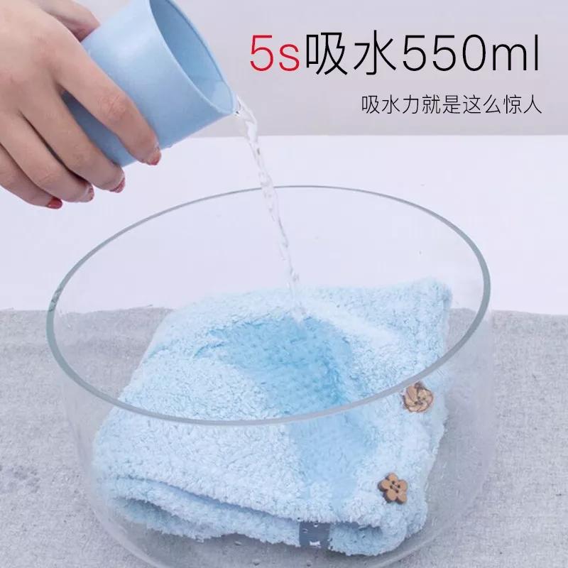 洗头用的干发帽纯棉加大,洗头干发帽加厚超吸水