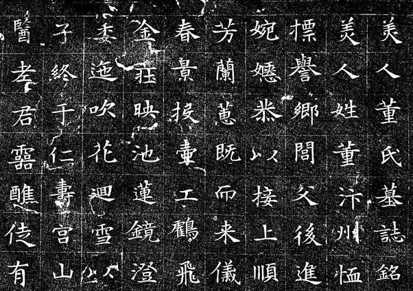 董美人墓志有几个版本,隋董美人墓完整版