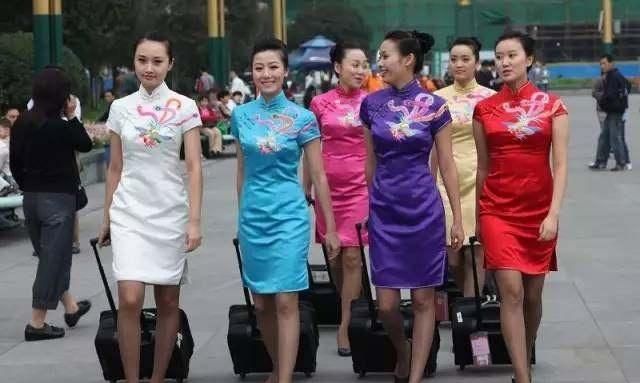 请欣赏风姿绰约的旗袍秀中国韵味,最美空姐旗袍秀视频