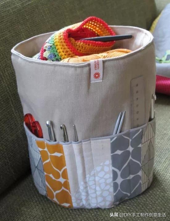 布艺收纳整理包,布艺收纳包制作教程