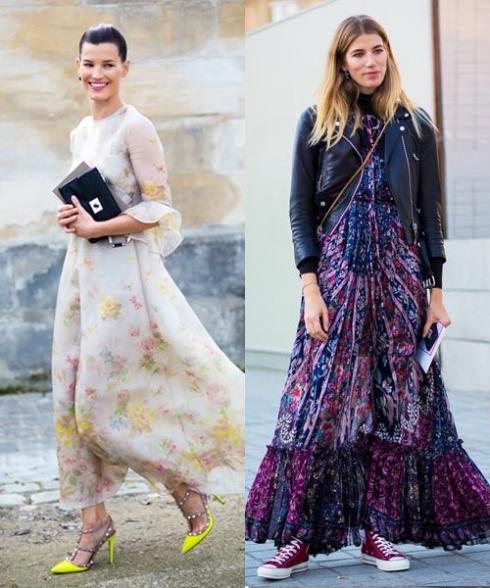 一条碎花裙就能美过整个春天,碎花裙这样穿时髦又优雅超美