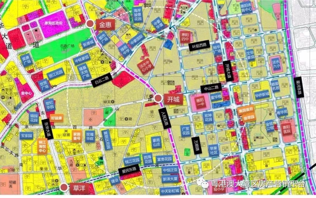 深圳地铁14号线惠州段白云站位置,深圳14号线惠州段最新站点规划
