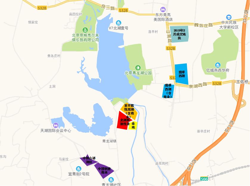 六大开发商鏖战青龙湖，首付100万刚需族愿意去六环外置业吗？