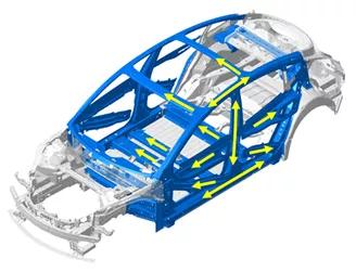 特斯拉model3侧面碰撞测试,新款特斯拉model3碰撞安全提升