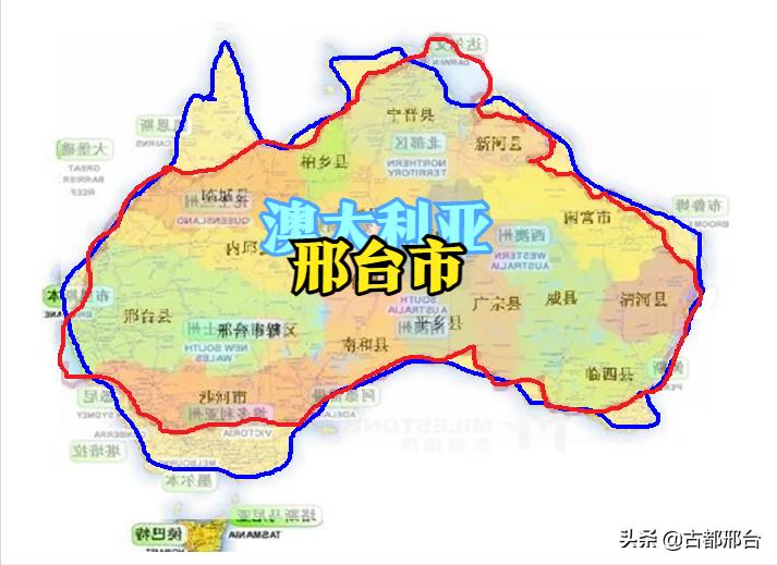 澳大利亚地图为什么没有全面展示,世界版图澳大利亚