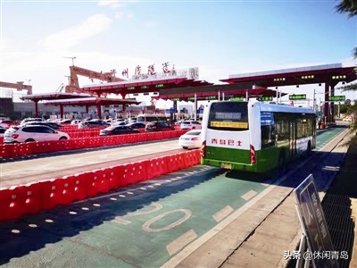 青岛胶州湾隧道入口有几个,青岛胶州湾隧道车辆拥堵