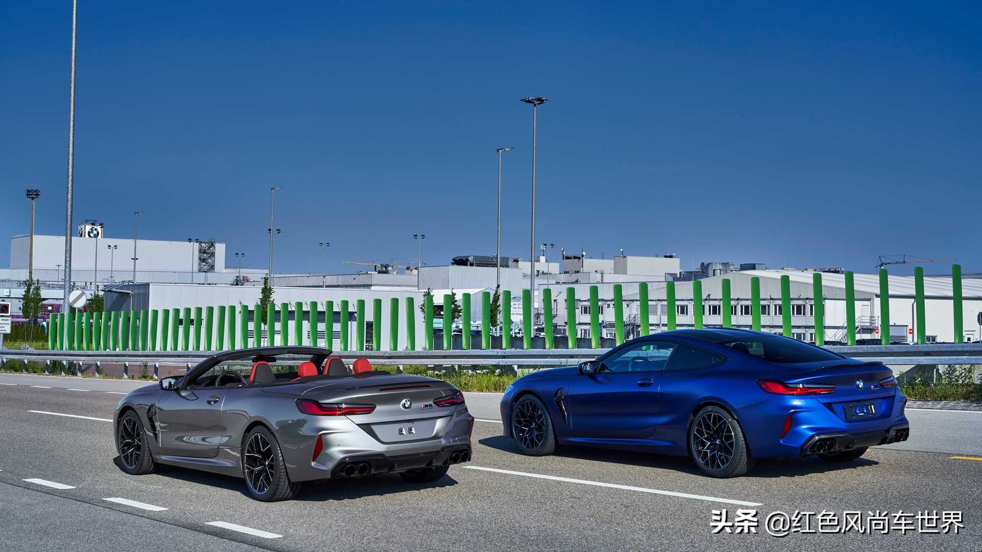 宝马全新m8以及敞篷版多图曝光,宝马全新的m8双门敞篷跑车