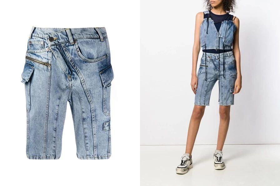 小心机简约设计风格,设计感小心机不规则假两件