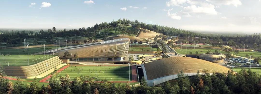 韩国足球国家训练基地,韩国足球场效果图