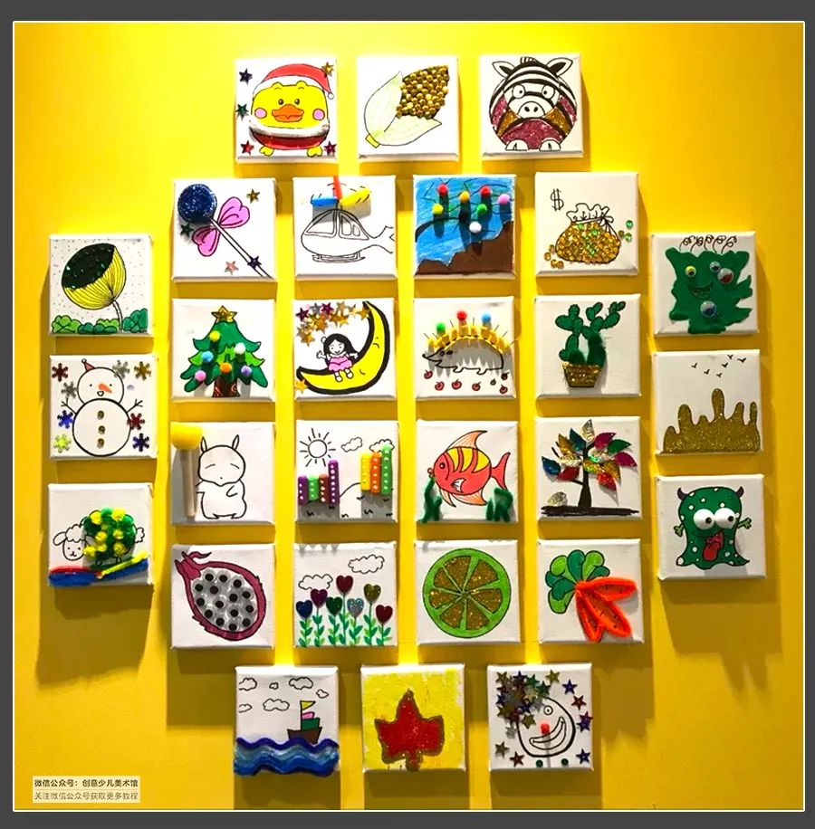 简单清新环创画,开学啦怎样布置教室才好看