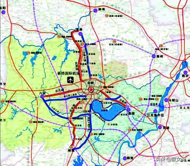 合肥通江达海路线怎么走,合肥通江达海
