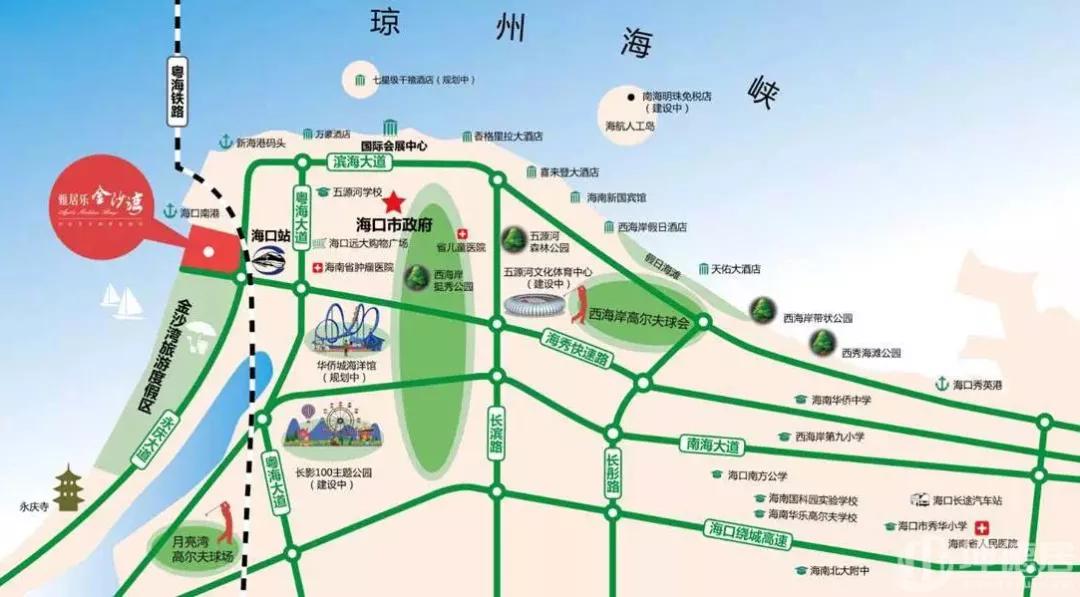 雅居乐金沙湾｜lotf瞰海公寓21500元/㎡起，西海岸绝版一线海景