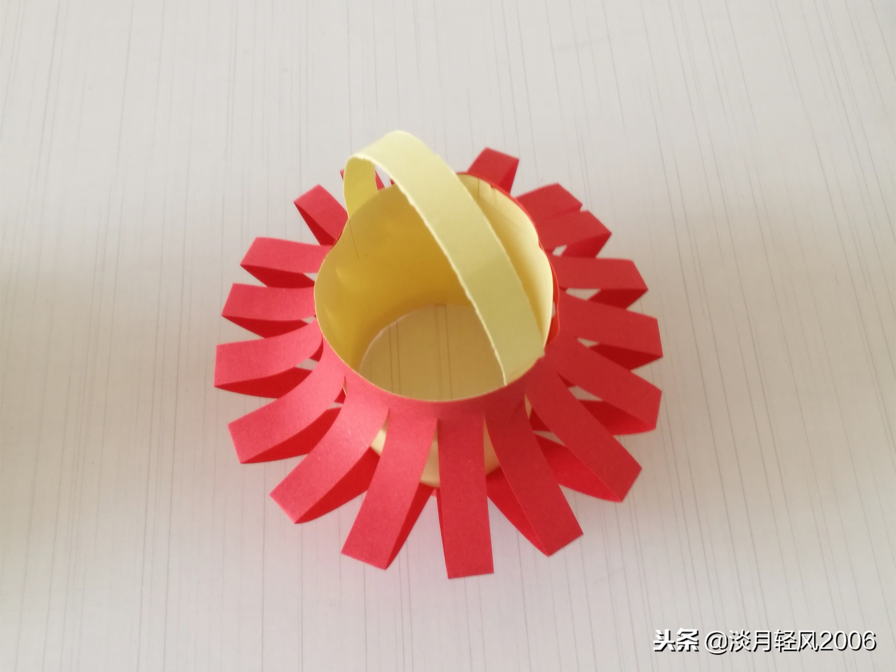 幼儿园做元旦灯笼手工简单点,大红灯笼高高挂欢欢喜喜过新年