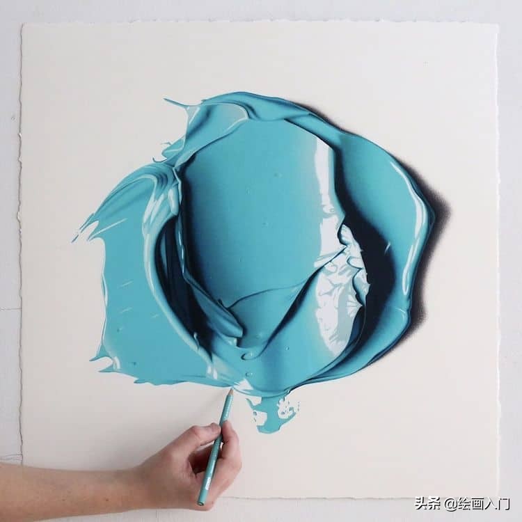 彩铅和丙烯画,油性彩铅画作品高级感