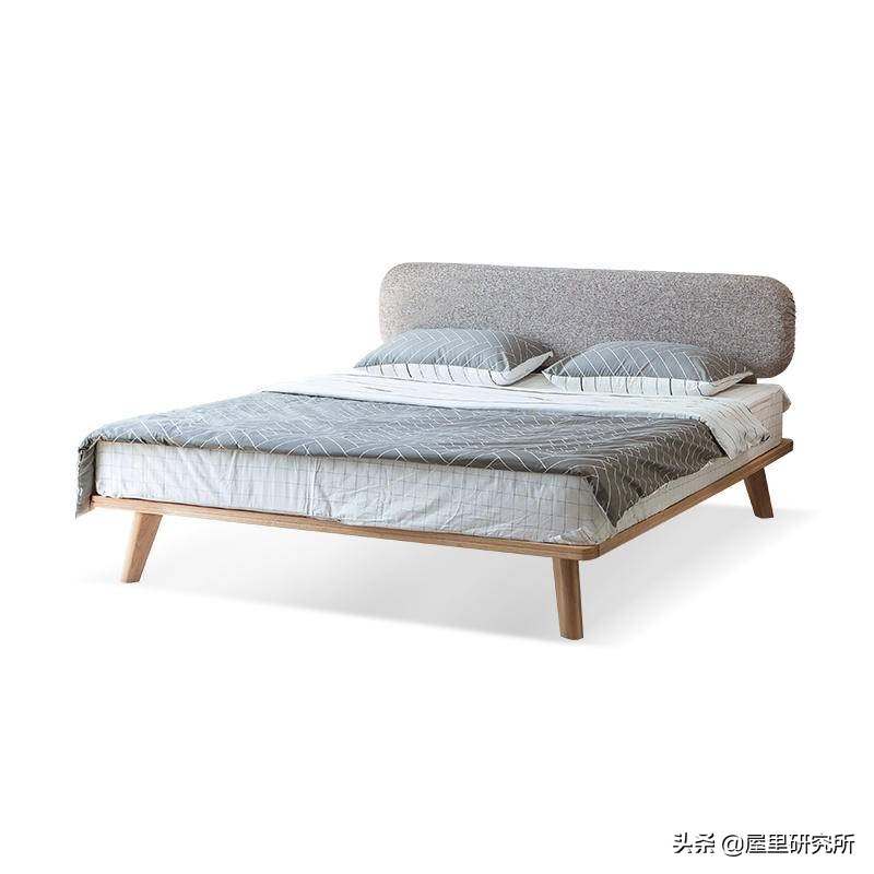 高颜值布艺床,软包床高端大气上档次现代简约