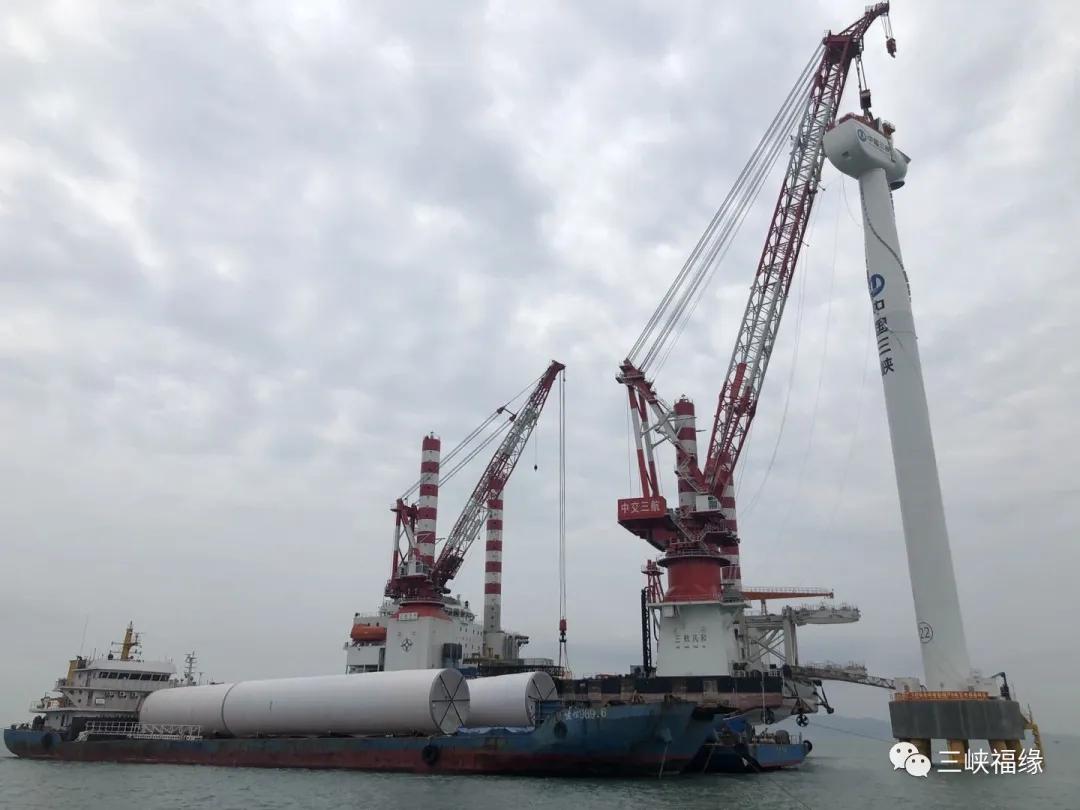 中国最大的海上风电项目,中国最大风电机组