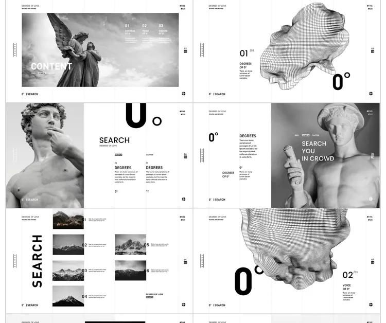 400套精简室内设计ppt,高大上的ppt设计图