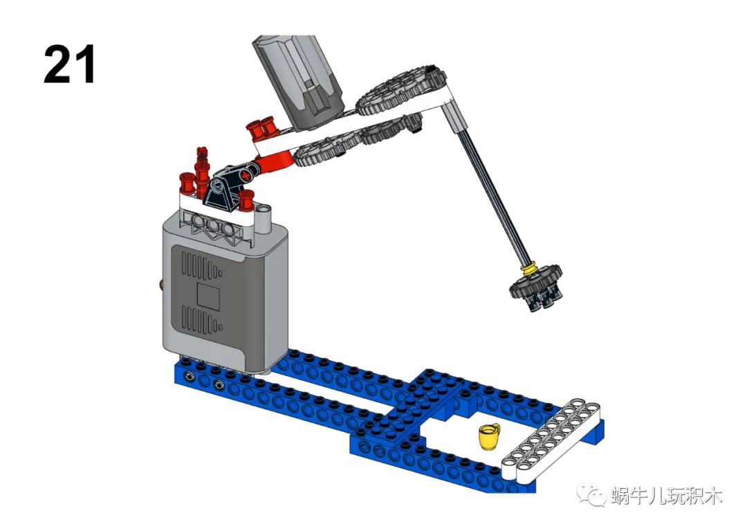 乐高科技组42112搅拌车拼装视频,乐高简单小物件教程