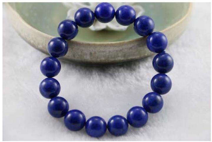 原矿青金石手串,把玩青金石球