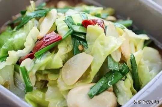 包菜炒鸡蛋30天不重样,包菜的炒法食堂菜谱一周不重样