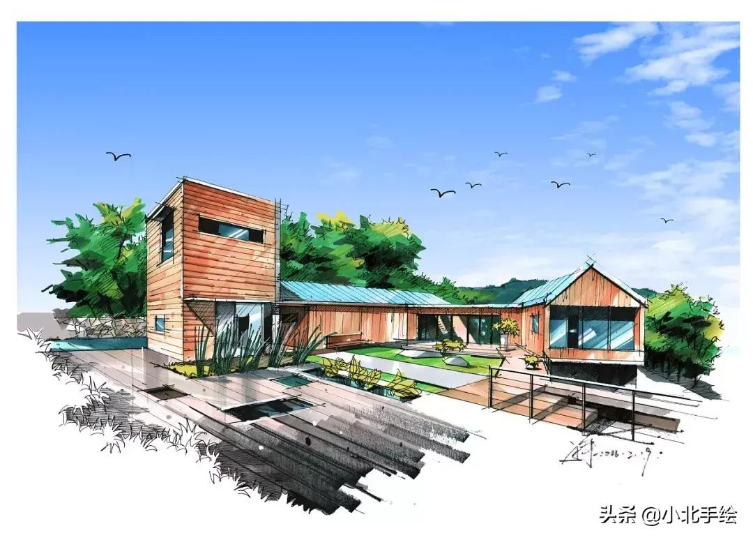 马克笔绘画初学者该用哪种马克笔,马克笔简单调色理论