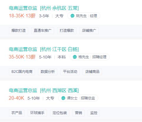 杭州淘宝运营工资待遇怎么样,淘宝运营工资一般多少