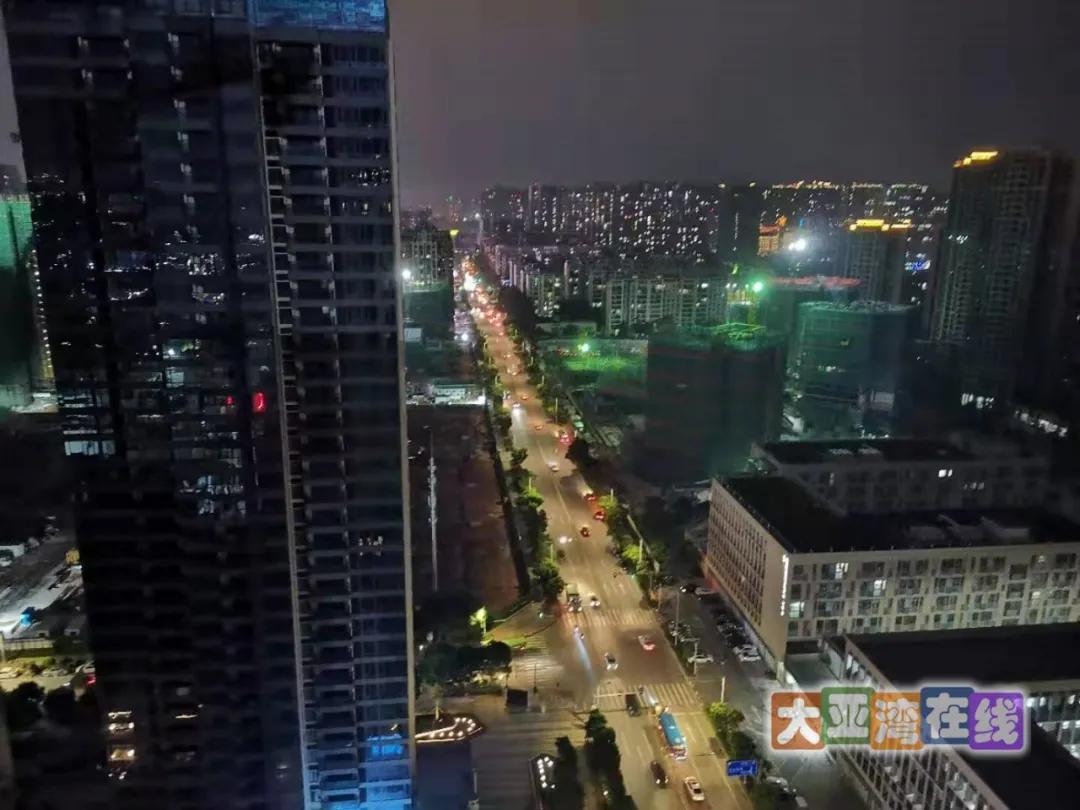 大亚湾西区亮灯率,大亚湾石化区晚上亮灯