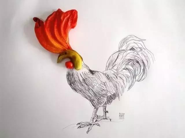 精美创意插画100幅无水印,彩铅小插画500例临摹