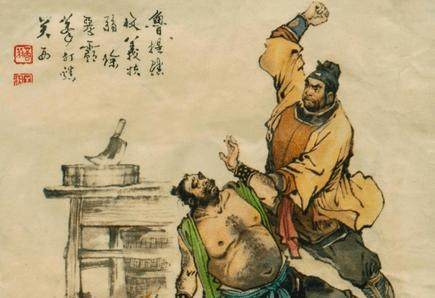 出家人的身份却像侠客一般扶危济困，鲁智深是勇人，也更是一个佛