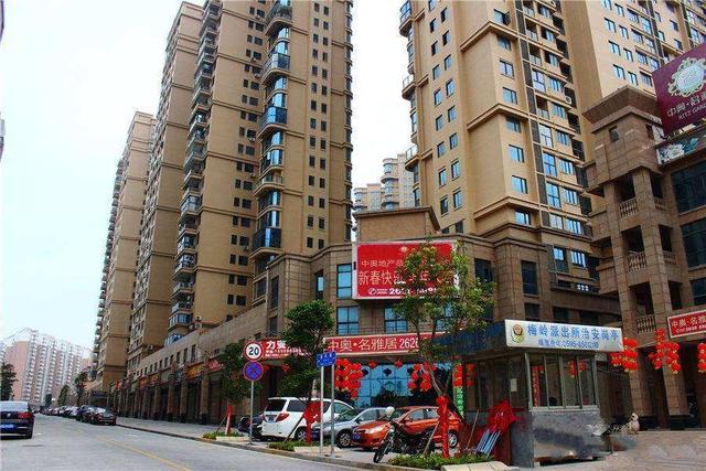 晋江中奥名雅居小区后门,晋江梅岭街道中奥名雅居