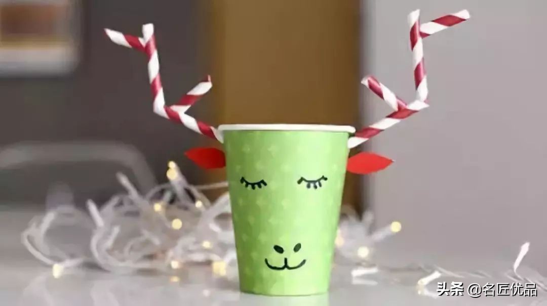 用两个纸杯手工制作纸杯娃娃,纸杯手工制作大全幼儿园手工