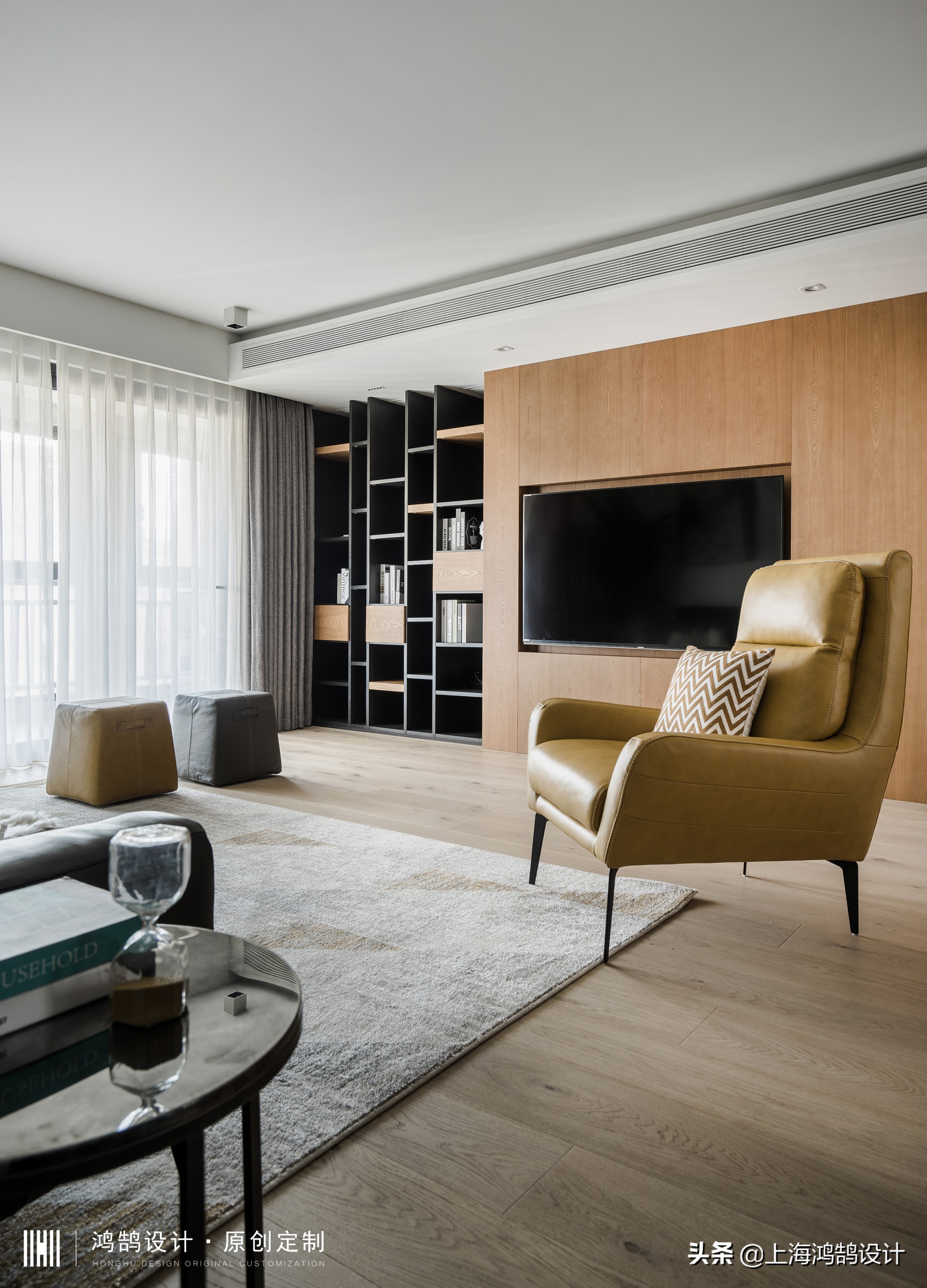 90平原木混搭非常温馨的小窝,60平米原木混搭风