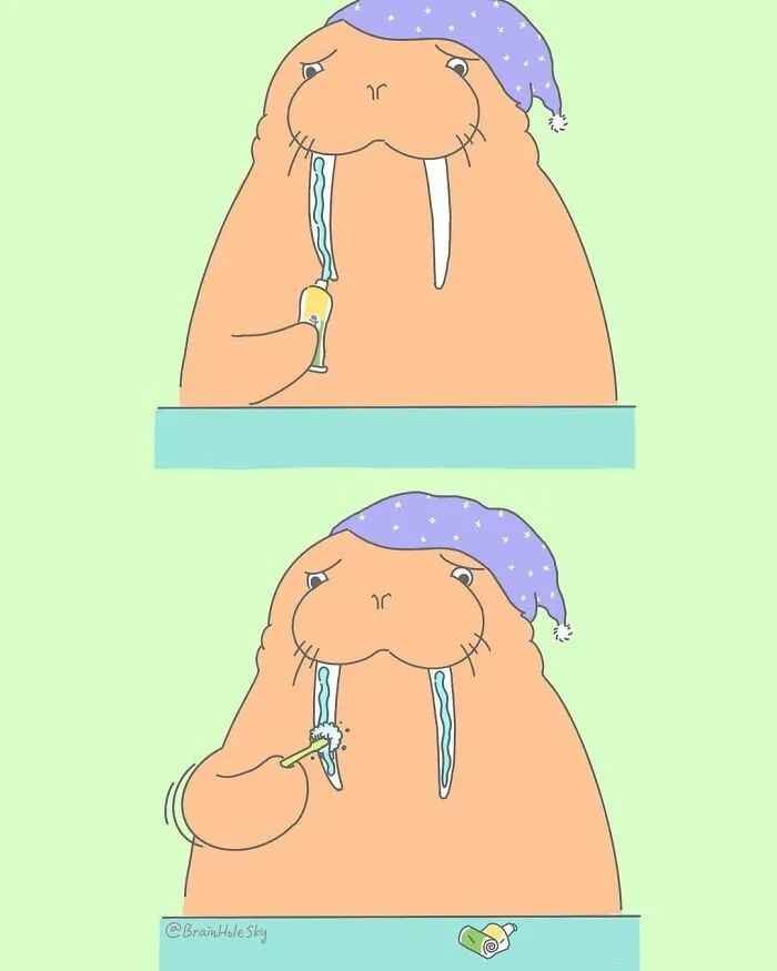 幽默四格漫画100幅图,20幅幽默的漫画