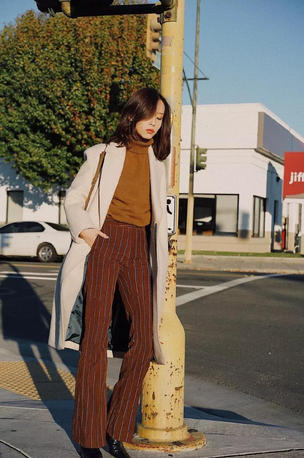 胖妹妹上衣显瘦秋天新款,超显瘦的裤子学生党秋天