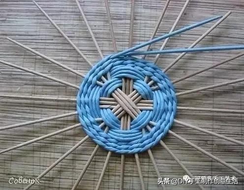 旧报纸变废为宝手工编织收纳筐,旧报纸制作简易的收纳筐