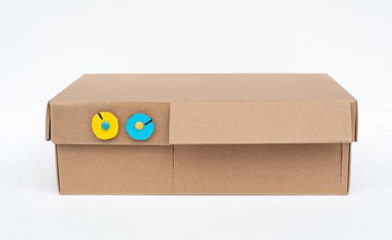 3-6岁儿童益智手工玩具鞋盒,幼儿园鞋盒里的动物世界手工作品