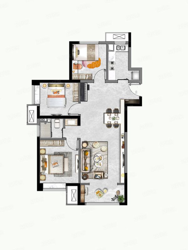 西安保税区招商城市主场怎么样,西安招商城市主场盛会户型图