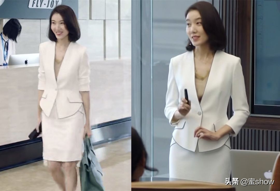 气质穿搭职场简约,陈数职场穿衣搭配