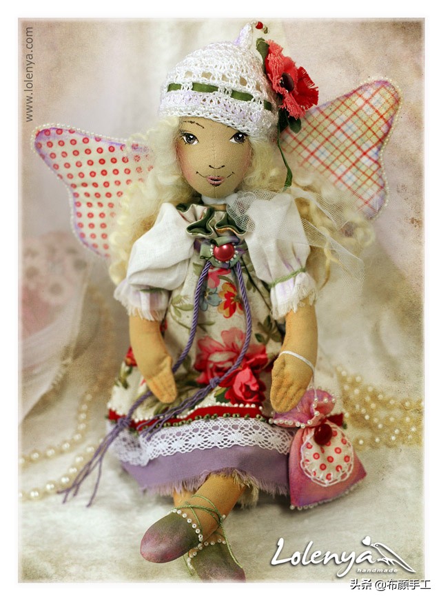 OlgaAbakumova的布艺娃娃,魔法花园里小花仙