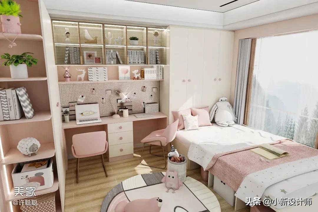 12平榻榻米房间设计带飘窗,小阳台做榻榻米书房装修设计