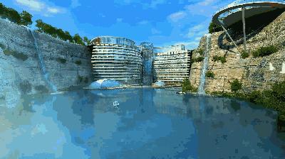 上海深坑酒店真实现状,上海天马山世茂深坑酒店