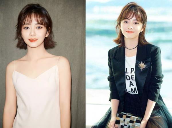 圆脸2022年减龄气质卷发发型中分,大气脸型适合中分发型