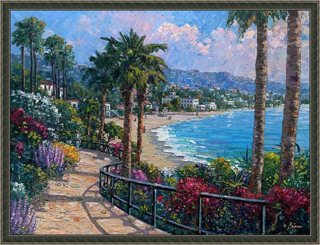 精美绝伦的世界顶级的风景油画,诗情画意的山水油画方形