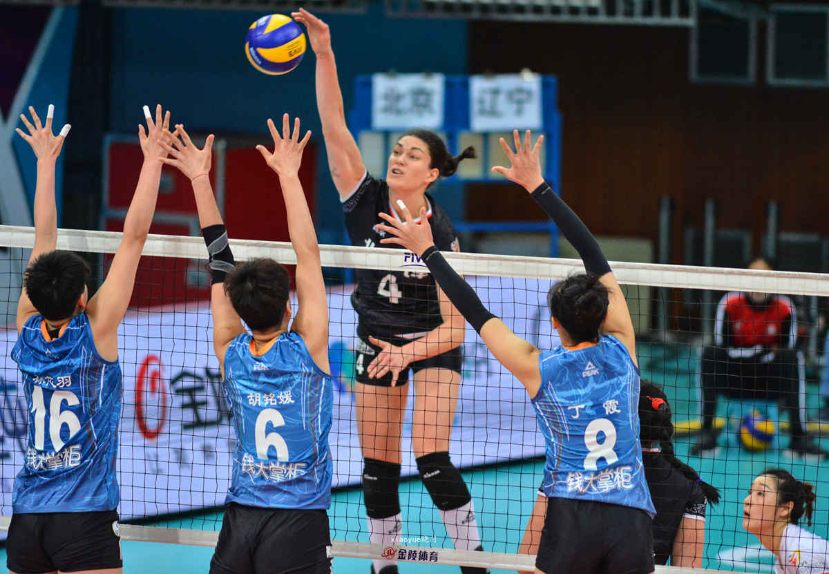 18/19女排超级联赛第2阶段第11轮：北汽3:2辽宁营口鲅鱼圈