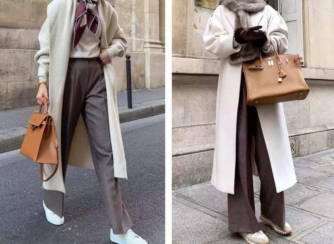 60-70岁高档奶奶装阔腿裤,最流行的奶奶裤人手必备一条