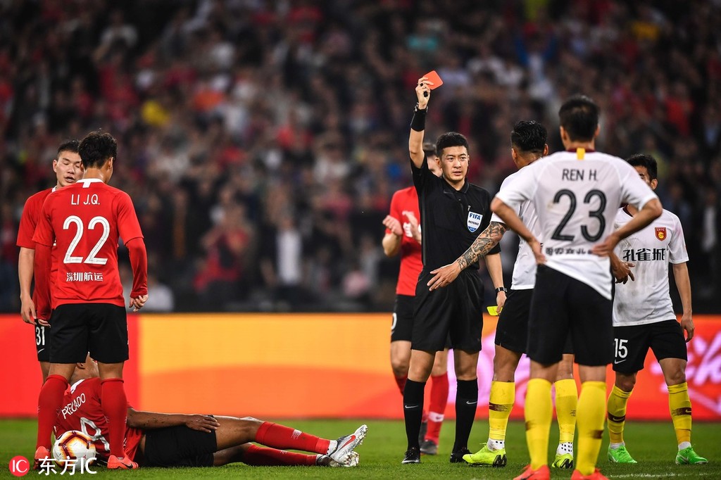 2023中超红牌名场面,红牌名场面中超