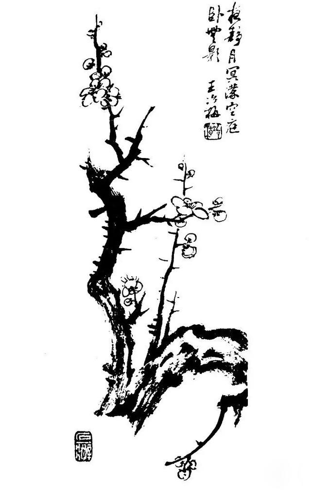 梅花的画法一年级,梅花的画法大全集