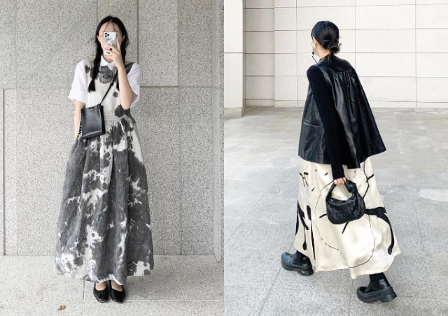 黑白色韩国穿搭 (怎样用黑白两色穿出日系穿搭)