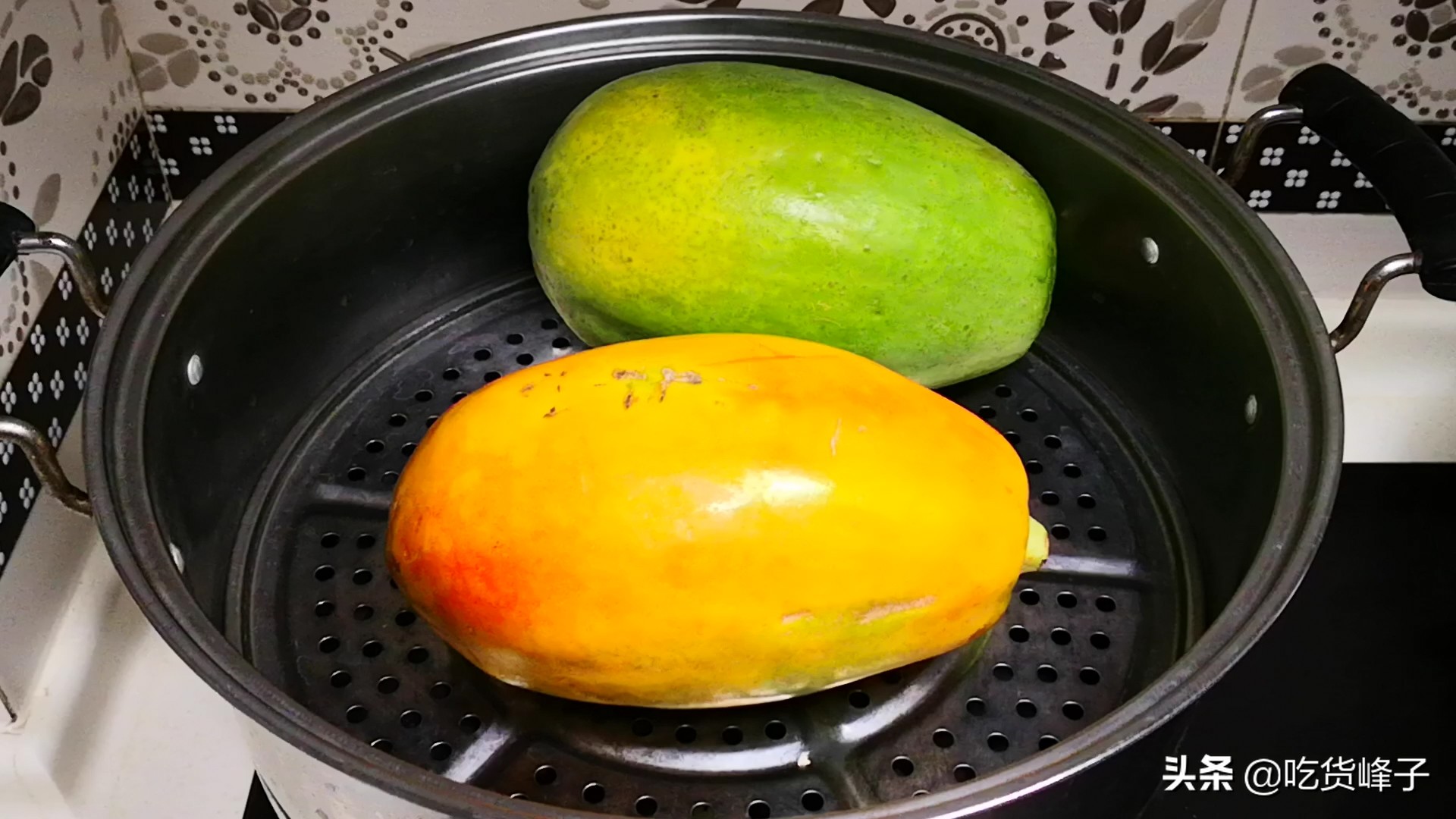 木瓜能放在锅里蒸吗,木瓜蒸十分钟