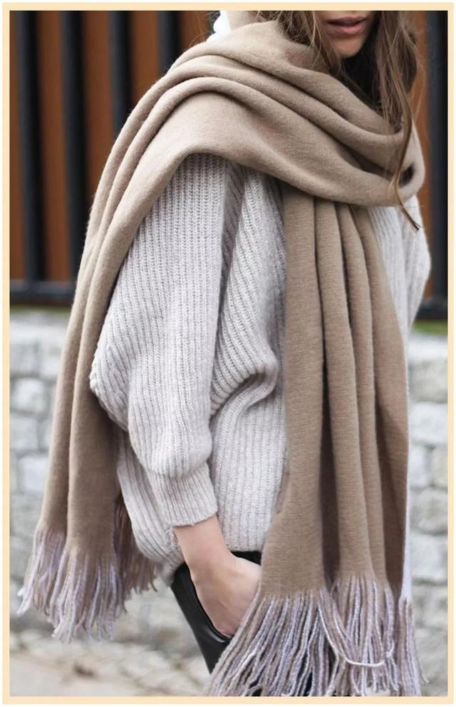 围巾的7种系法,围巾的七种系法每天不重样